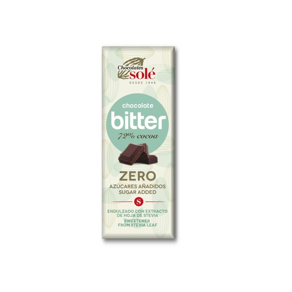 CHOCOLATINA C_STEVIA 72% CACAO 25GR