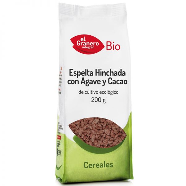 Espelta Hinchada Agave Cacao 200Gr
