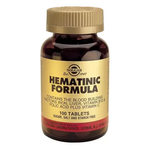 FORMULA HEMATINICA 100 COMP SOLGAR