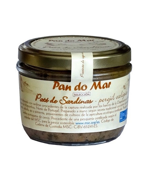 PATE SARDINA PEREJIL 125GR PAN DO MAR