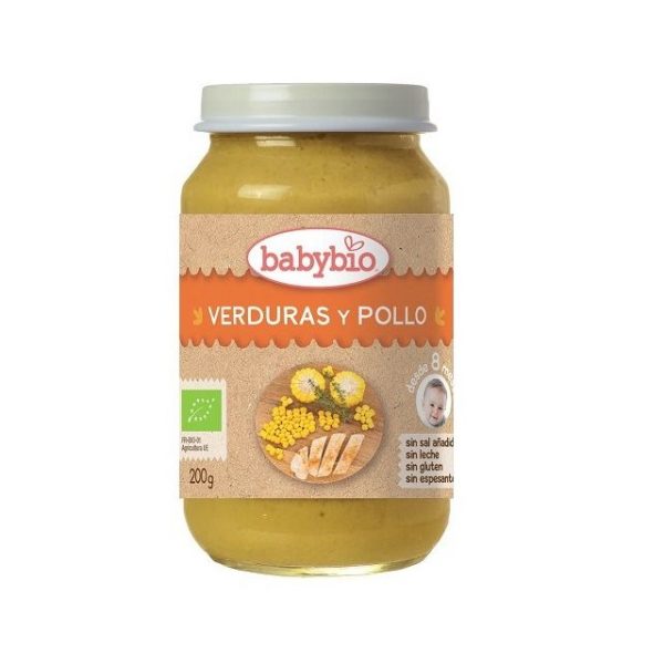 POTITO VERDURAS Y POLLO 200GR BABYBIO